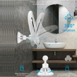 Miroir Rotatif Miroir Led Miroir Grossissant Lumineux Mirroir Led Miroir Lumineux Maquillage Makeup Mirror Miroire Miroir Maquillage Led Flexible Mirror Light Miroir Led Maquillage Miroir Rotatif Led 9 Miroir Rotatif Miroir Led Miroir Grossissant Lumineux Mirroir Led Miroir Lumineux Maquillage Makeup Mirror Miroire Miroir Maquillage Led Flexible Mirror Light Miroir Led Maquillage Miroir Rotatif Led -EUROPALAMP Soldes Magasin 78766711 5