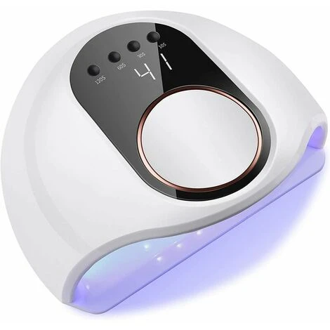 Lampe UV LED Ongles Gel, 130W Professionnel Sèche Ongles Automatique, Séchage Rapide, 42 LED Lampe, Grand LCD Ecran, 4 Minuteries 10s/30s/60s/120s Pour Vernis Semi Permanent, Gel Et Vernis 1 Lampe UV LED Ongles Gel, 130W Professionnel Sèche Ongles Automatique, Séchage Rapide, 42 LED Lampe, Grand LCD Ecran, 4 Minuteries 10s/30s/60s/120s Pour Vernis Semi Permanent, Gel Et Vernis