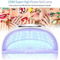 Lampe UV LED Ongles Gel, 130W Professionnel Sèche Ongles Automatique, Séchage Rapide, 42 LED Lampe, Grand LCD Ecran, 4 Minuteries 10s/30s/60s/120s Pour Vernis Semi Permanent, Gel Et Vernis 7 Lampe UV LED Ongles Gel, 130W Professionnel Sèche Ongles Automatique, Séchage Rapide, 42 LED Lampe, Grand LCD Ecran, 4 Minuteries 10s/30s/60s/120s Pour Vernis Semi Permanent, Gel Et Vernis -EUROPALAMP Soldes Magasin 79654393 3
