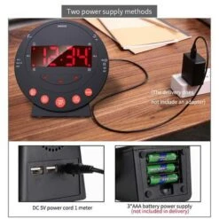 Reveil Extra Fort, Reveil Vibrant Avec Agitateur De Lit, Pour Les Gros Dormeurs Et Les Patients Malentendants 9 Reveil Extra Fort, Reveil Vibrant Avec Agitateur De Lit, Pour Les Gros Dormeurs Et Les Patients Malentendants -EUROPALAMP Soldes Magasin 80548353 5