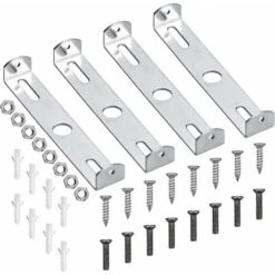 MINKUROW 4 Pièces Plaque De Suspension Pour Plafonnier 95mm Plafond Pendentif Support De Lumière Avec Vis Accessoires Pour Bureau À Domicile Plafond Éclairage