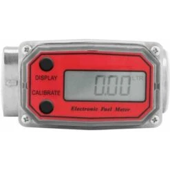 Turbine électronique Débitmètre De Carburant Pour Diesel, Kérosène, Avec écran LCD Numérique, Entrée / Sortie 1" FNPT (rouge LLW-25) 8 Turbine électronique Débitmètre De Carburant Pour Diesel, Kérosène, Avec écran LCD Numérique, Entrée / Sortie 1" FNPT (rouge LLW-25) -EUROPALAMP Soldes Magasin 81194018 4