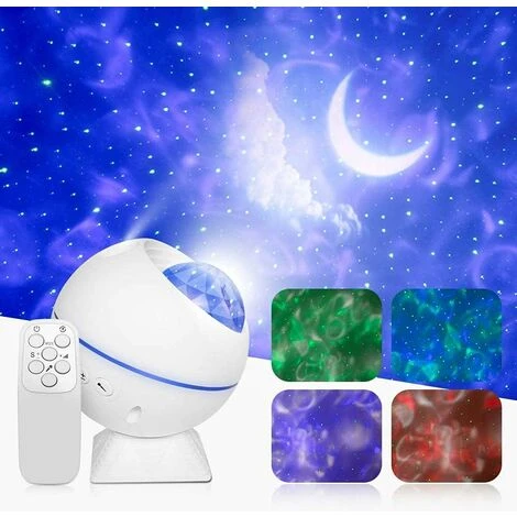 Projecteur De Lumiere D'etoile A LED 3 En 1 Projecteur De Veilleuse USB Avec Telecommande Lune Et Etoiles 1 Projecteur De Lumiere D'etoile A LED 3 En 1 Projecteur De Veilleuse USB Avec Telecommande Lune Et Etoiles