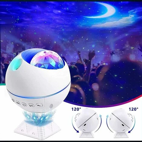 Projecteur De Lumiere D'etoile A LED 3 En 1 Projecteur De Veilleuse USB Avec Telecommande Lune Et Etoiles 5 Projecteur De Lumiere D'etoile A LED 3 En 1 Projecteur De Veilleuse USB Avec Telecommande Lune Et Etoiles – Image 5