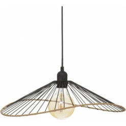 ATMOSPHERA Suspension Luminaire En Métal Alara - Noir - D 45 Cm - Livraison Gratuite