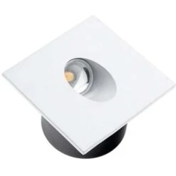 Spot LED 3W Encastrable Pour Escalier Carré Blanc AC 220-240V Blanc Neutre 4200K