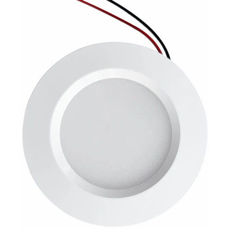 Spot LED Encastrable Compact 55mm Blanc 3W DC12V Équivalent 25W - Blanc Du Jour 6000K 1 Spot LED Encastrable Compact 55mm Blanc 3W DC12V Équivalent 25W - Blanc Du Jour 6000K
