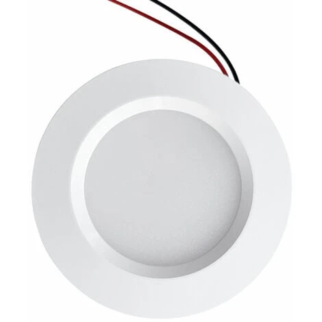 Spot LED Encastrable 55mm Compact Blanc 3W DC12V Équivalent 25W - Blanc Chaud 3000K 1 Spot LED Encastrable 55mm Compact Blanc 3W DC12V Équivalent 25W - Blanc Chaud 3000K