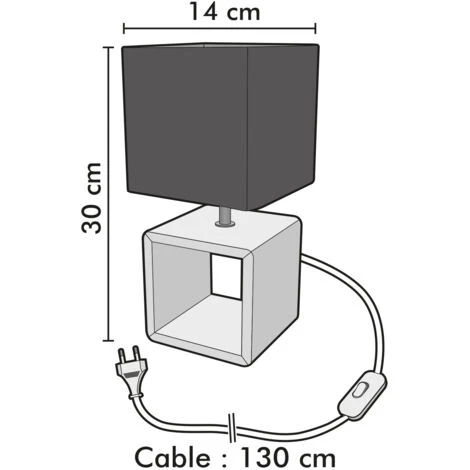 Lot De 2 Lampes De Chevet Et Table A Poser Bois E14 30cm BRAGI Avec Ses Ampoules LED 4,9W Filament 5 Lot De 2 Lampes De Chevet Et Table A Poser Bois E14 30cm BRAGI Avec Ses Ampoules LED 4,9W Filament – Image 5