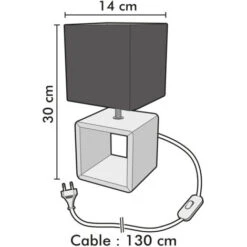 Lot De 2 Lampes De Chevet Et Table A Poser Bois E14 30cm BRAGI 7 Lot De 2 Lampes De Chevet Et Table A Poser Bois E14 30cm BRAGI -EUROPALAMP Soldes Magasin 82798222 4