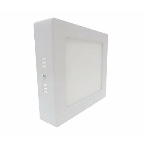 Plafonnier LED Carré 12W 220V - Blanc Chaud 2300K - 3500K - SILAMP 1 Plafonnier LED Carré 12W 220V - Blanc Chaud 2300K - 3500K - SILAMP