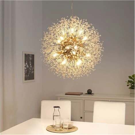 MINKUROW Forme Ronde Moderne Led Pissenlit Spoutnik Lustre Feux D'artifice Plafond Luminaires Suspendus Pour La Maison Salon 8 Têtes 1 MINKUROW Forme Ronde Moderne Led Pissenlit Spoutnik Lustre Feux D'artifice Plafond Luminaires Suspendus Pour La Maison Salon 8 Têtes