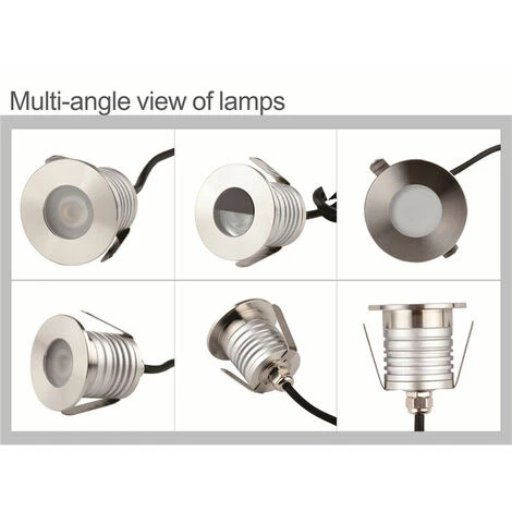 Spot LED Encastré Au Sol, Étanche IP67, Éclairage Intérieur, Idéal Pour Les Jardins 1W 5 Spot LED Encastré Au Sol, Étanche IP67, Éclairage Intérieur, Idéal Pour Les Jardins 1W – Image 5