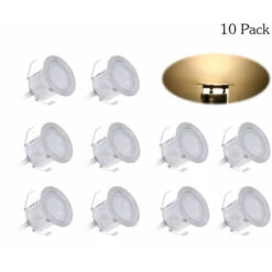 COUCOU Luminaires Encastres Au Sol A Led, 0.6W, 500Lm, 32Mm, 10Pcs, Warm White 9 COUCOU Luminaires Encastres Au Sol A Led, 0.6W, 500Lm, 32Mm, 10Pcs, Warm White -EUROPALAMP Soldes Magasin 86880965 5
