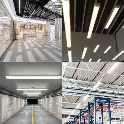 Réglette Lumineuse 120cm 48W (Pack De 4) - Blanc Neutre 4000K - 5500K - SILAMP 2 Réglette Lumineuse 120cm 48W (Pack De 4) - Blanc Neutre 4000K - 5500K - SILAMP – Image 2