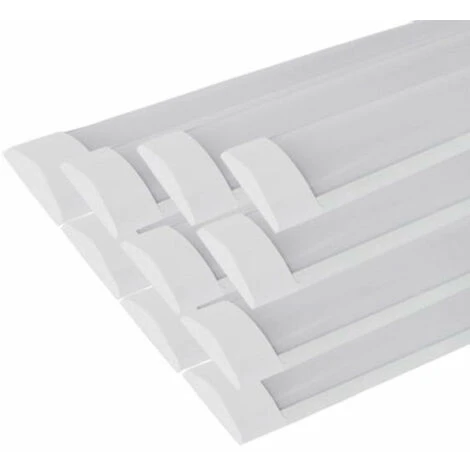 Réglette Lumineuse 120cm 48W (Pack De 10) - Blanc Froid 6000K - 8000K - SILAMP 1 Réglette Lumineuse 120cm 48W (Pack De 10) - Blanc Froid 6000K - 8000K - SILAMP