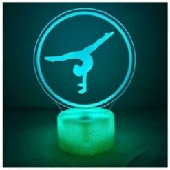 DHKLFA Creative Gymnastique Artistique 3D Veilleuse Alimenté USB Interrupteur Tactile Télécommande LED Décor Optique Illusion 3D Lampe 9 DHKLFA Creative Gymnastique Artistique 3D Veilleuse Alimenté USB Interrupteur Tactile Télécommande LED Décor Optique Illusion 3D Lampe -EUROPALAMP Soldes Magasin 87908359 5