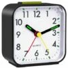 Mini-réveil De Voyage Réveil Simule La Fonction De Sommeil Numérique De L'alarme Et L' éclairage Sans Tic-tac Réveil ( Noir )