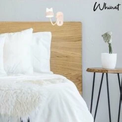 LAMPE A PINCE Flexible Avec Veilleuse CATLIGHT Original/Avec Batterie Rechargeable Par USB/Liseuse LED & Lampe De Lecture Pour Bureau, Lit, Chevet - Légère, Pratique - Parfait Pour Enfant -rose，T-Auda -EUROPALAMP Soldes Magasin 88834608 3