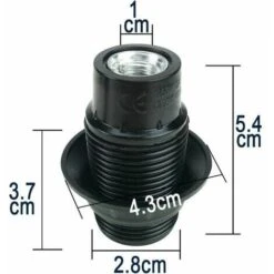 Rose-4 Pièces E14 Socket Lamp Bulb 250V 4A Plastic Light Bulb Socket Holder External Thread Retro Style (E14 Dent Complète) 9 Rose-4 Pièces E14 Socket Lamp Bulb 250V 4A Plastic Light Bulb Socket Holder External Thread Retro Style (E14 Dent Complète) -EUROPALAMP Soldes Magasin 90144597 5