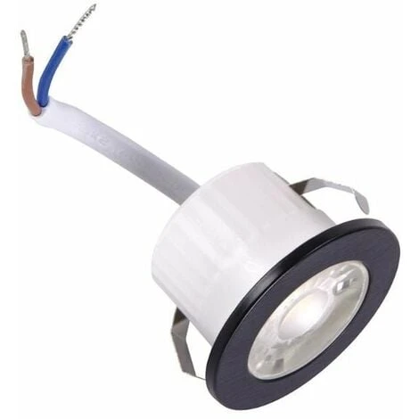 Mini Spot LED Encastrable 3W 38° Rond Noir SMD - Blanc Neutre 2 Mini Spot LED Encastrable 3W 38° Rond Noir SMD - Blanc Neutre – Image 2
