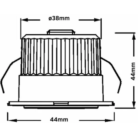 Mini Spot LED Encastrable 3W 38° Rond Noir SMD - Blanc Neutre 3 Mini Spot LED Encastrable 3W 38° Rond Noir SMD - Blanc Neutre – Image 3