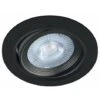 Spot LED Encastrable Orientable 5W Rond Noir SMD - Blanc Neutre