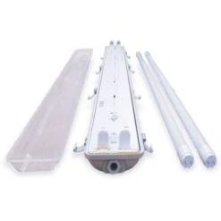 Kit 2 Tubes LED 120cm 6400K + Boitier étanche -EUROPALAMP Soldes Magasin 9189018 4