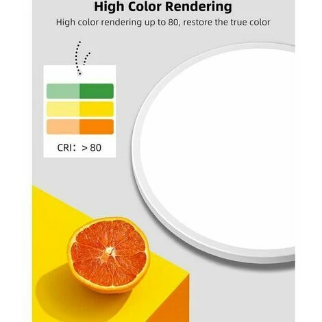 20W LED Plafonnier Salle De Bain Lumière Blanche Lumière étanche Plafonnier Pour Salle De Bain Chambre Cuisine Balcon Ø232cm 4 20W LED Plafonnier Salle De Bain Lumière Blanche Lumière étanche Plafonnier Pour Salle De Bain Chambre Cuisine Balcon Ø232cm – Image 4