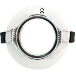 EUROPALAMP 10 Collerettes Supports Encastrables Orientables Spot LED Rond Blanc - Diametre 90mm - Trou De Perçage 65mm 7 EUROPALAMP 10 Collerettes Supports Encastrables Orientables Spot LED Rond Blanc - Diametre 90mm - Trou De Perçage 65mm -EUROPALAMP Soldes Magasin 9293720 4