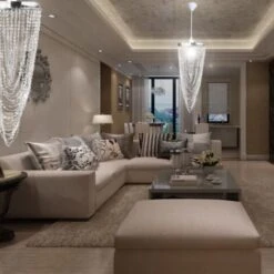 Lustre Suspendu Crystal 22 X 58 Cm VidaXL -EUROPALAMP Soldes Magasin 930133 5