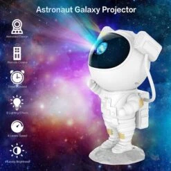 Projecteur De Galaxie D'astronaute Starry Sky Night Light, Projecteur D'étoile D'astronaute Avec Nébuleuse, Minuterie Et Télécommande, Lampe étoilée Pour Chambre à Coucher Et Projecteur De Plafond -EUROPALAMP Soldes Magasin 93314253 3