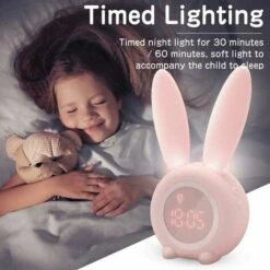 Réveil Pour Enfants - Lapin Mignon - Réveil Créatif - Lampe De Chevet - Fonction Snooze - Chronométré 7 Réveil Pour Enfants - Lapin Mignon - Réveil Créatif - Lampe De Chevet - Fonction Snooze - Chronométré -EUROPALAMP Soldes Magasin 94105967 3