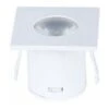 Mini Spot LED Encastrable 1W 90° Carré Blanc - Blanc Chaud 2300k