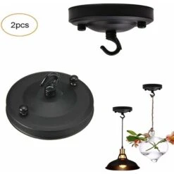 Pièces Sont Des Crochets De Plafond De Lustre Vintage, Un Support De Plaque De Crochet De Rosace De Plafond En Fer Forgé Vintage, Un Lustre De Toit, Une Ventouse, Un Châssis, Des Accessoires De Lumièr 8 Pièces Sont Des Crochets De Plafond De Lustre Vintage, Un Support De Plaque De Crochet De Rosace De Plafond En Fer Forgé Vintage, Un Lustre De Toit, Une Ventouse, Un Châssis, Des Accessoires De Lumièr -EUROPALAMP Soldes Magasin 94926306 4