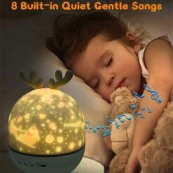 GDRHVFD Bébé Veilleuse Projecteur, Led Enfant Veilleuse Musicale Et Lumineuse 360°Rotation, Avec 8 Musique 6 Films Thème, Lampe De Projecteur Étoiles À Télécommande Usb 9 GDRHVFD Bébé Veilleuse Projecteur, Led Enfant Veilleuse Musicale Et Lumineuse 360°Rotation, Avec 8 Musique 6 Films Thème, Lampe De Projecteur Étoiles À Télécommande Usb -EUROPALAMP Soldes Magasin 95286059 5