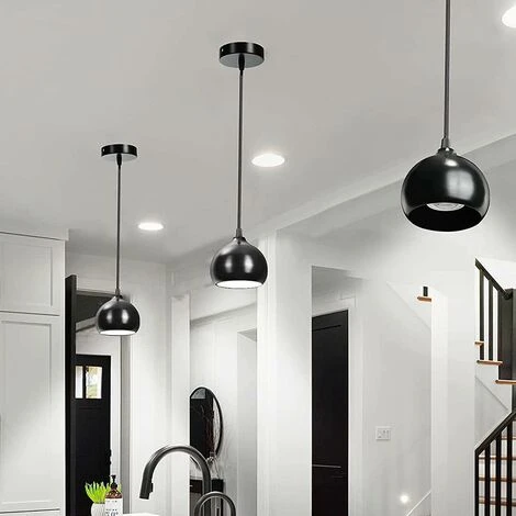 Canopée De Plafond 100 X 20 Mm, Boîte De Jonction En Métal, Abat-jour Rond 1 Trou – Rosace De Plafond – Noir Mat, Toutes Les Lampes Convient (2 Pcs) - MODOU 4 Canopée De Plafond 100 X 20 Mm, Boîte De Jonction En Métal, Abat-jour Rond 1 Trou – Rosace De Plafond – Noir Mat, Toutes Les Lampes Convient (2 Pcs) - MODOU – Image 4