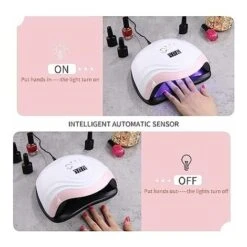 168W Lampe UV Sèche Ongles,Lampes à Ongles Professionnel,Séchage Rapide 4 Minuterie De 10s/30s/60s/99s,36 LEDs, Grand LCD Ecran Base Démontable Pour Vernis Semi Permanent Gel Et Vernis 8 168W Lampe UV Sèche Ongles,Lampes à Ongles Professionnel,Séchage Rapide 4 Minuterie De 10s/30s/60s/99s,36 LEDs, Grand LCD Ecran Base Démontable Pour Vernis Semi Permanent Gel Et Vernis -EUROPALAMP Soldes Magasin 95920138 4