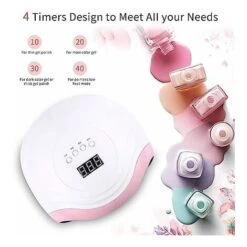 168W Lampe UV Sèche Ongles,Lampes à Ongles Professionnel,Séchage Rapide 4 Minuterie De 10s/30s/60s/99s,36 LEDs, Grand LCD Ecran Base Démontable Pour Vernis Semi Permanent Gel Et Vernis 9 168W Lampe UV Sèche Ongles,Lampes à Ongles Professionnel,Séchage Rapide 4 Minuterie De 10s/30s/60s/99s,36 LEDs, Grand LCD Ecran Base Démontable Pour Vernis Semi Permanent Gel Et Vernis -EUROPALAMP Soldes Magasin 95920138 5