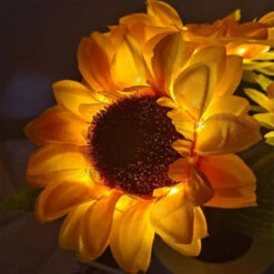 Veilleuse Tournesol Pour Enfants Lumiere Decorative Luminosite Reglable Lampe De Chambre Creative Cadeau D'anniversaire Et De Vacances -EUROPALAMP Soldes Magasin 95933226 3