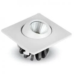 3W Spotlight Réglable White Built -in Avec Des Volets En Plâtre