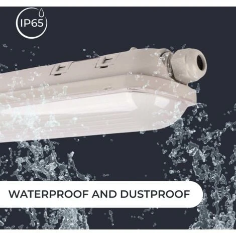 Réglette étanche LED Traversante 40W 120cm 5200lm 4000K Blanc Neutre 3 Réglette étanche LED Traversante 40W 120cm 5200lm 4000K Blanc Neutre – Image 3