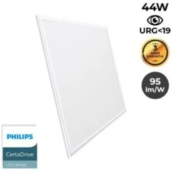 Panneau LED Slim 60X60 Cm - Driver PHILIPS - 44W - UGR19 Blanc Neutre