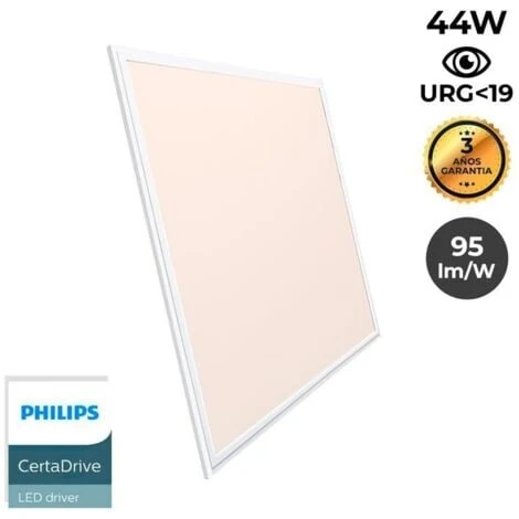 Pack 4 Panneaux Slim LED 600x600x15mm 44W UGR19 Philips Driver Blanc Chaud 1 Pack 4 Panneaux Slim LED 600x600x15mm 44W UGR19 Philips Driver Blanc Chaud