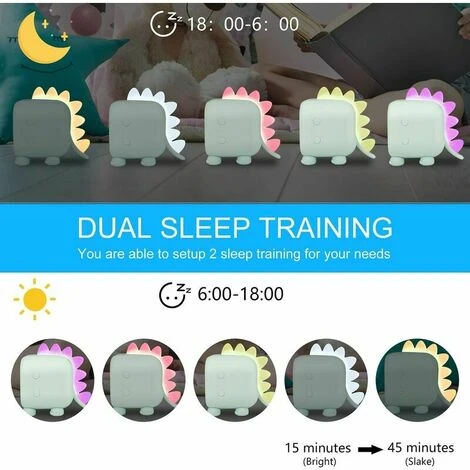 Réveil Enfant Fille Garcons Dinosaure Lumineux Reveil Enfant Numerique Lampe Réveil Veilleuse Jour Nuit Enfant Réveil De La Maternelle Volume Réglable Avec Snooze Compte à Rebours 3 Réveil Enfant Fille Garcons Dinosaure Lumineux Reveil Enfant Numerique Lampe Réveil Veilleuse Jour Nuit Enfant Réveil De La Maternelle Volume Réglable Avec Snooze Compte à Rebours – Image 3