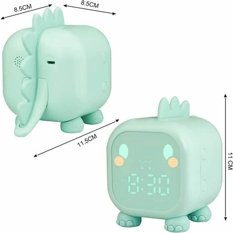 Réveil Enfant Fille Garcons Dinosaure Lumineux Reveil Enfant Numerique Lampe Réveil Veilleuse Jour Nuit Enfant Réveil De La Maternelle Volume Réglable Avec Snooze Compte à Rebours 4 Réveil Enfant Fille Garcons Dinosaure Lumineux Reveil Enfant Numerique Lampe Réveil Veilleuse Jour Nuit Enfant Réveil De La Maternelle Volume Réglable Avec Snooze Compte à Rebours – Image 4
