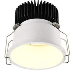 LECHUANG LED Spot Encastré 7W Spot Led Encastrable CRI 95+ Pas De Scintillement Spot Intérieur LED Plafon,Angle De Faisceau 38°,trou Encastré Ø 75 Mm - 3500K Lumière Blanche Chaude