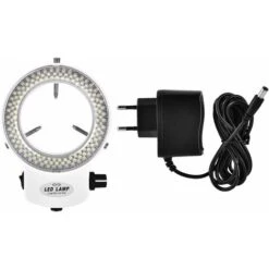 144 LED Anneau Lumière Perles Source De Lumière Lumineux Anneau Réglable Lampe Pour Stéréo Microscope(Blance)