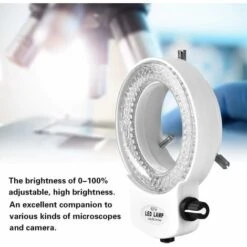 144 LED Anneau Lumière Perles Source De Lumière Lumineux Anneau Réglable Lampe Pour Stéréo Microscope(Blance) -EUROPALAMP Soldes Magasin 99410190 3