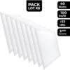 EUROPALAMP Dalle LED 600x600 40W Lot De 8 Pcs PMMA Blanc Froid 6000k Haute Luminosité - Plusieurs Modèles Disponibles